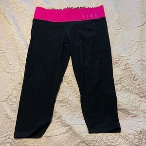 Reversible Pink Cropped Leggings